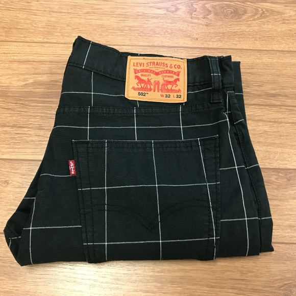 Levi’s 502 pants black gray size 32x32 - Picture 1 of 7